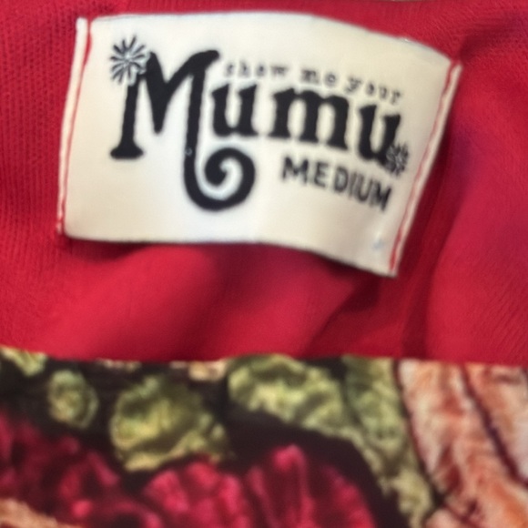 Show Me Your MuMu Gabby Low Back Swingy Floral Chiffon Mini Dress Size Medium - Picture 10 of 13